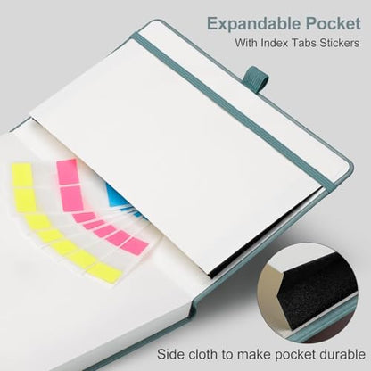 AHGXG Graph Paper Notebook, 120 GSM Paper, 160 Pages, A5 (5.7'' X 8.3'') - color: Gray Blue, style: A5-Grid-120G