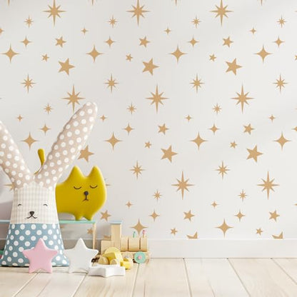 9pcs Star Stencils for Painting Plastic Twinkle Stars Drawing Stencils for Crafts Reusable Templates with Brushes Painting on Wood Wall Furniture Card Canvas Fabric Scrapbook Photo Album - style: Star