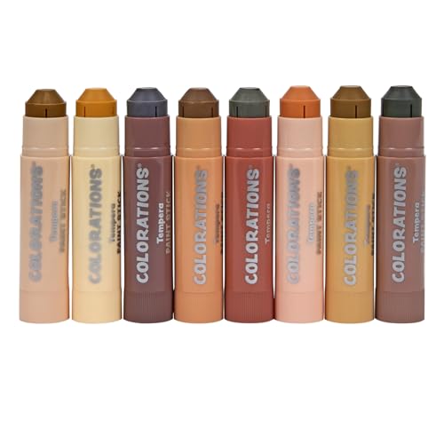 COLORS LIKE ME TEMPERA PAINT STICKS - 8 COLORS - style: Skin Tones, 8 PK