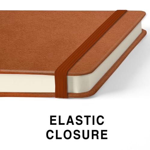 5" x 5" Hardcover Sketch Book,58 Sheets Small Mixed Media Pocket Sketch Pad | PU Cover,150 GSM Acid Free Artist Drawing Paper,Travel Journal Blank Notebook for Adults Sketching,Illustration. - color: 150gsm PU-light brown