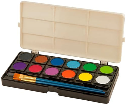 Studio Series Dry Gouache Paint Set (12 opaque watercolor paints)