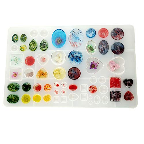 yuntop Jewelry Casting Molds,Gem Jewelry Silicone Casting Mold - size: large