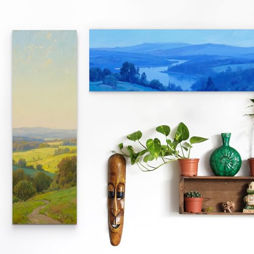 Falling in Art 2 Pack 4x12'' Unfinished Gallery Birch Wood Canvas Panels - size: 4*12 2 Pack