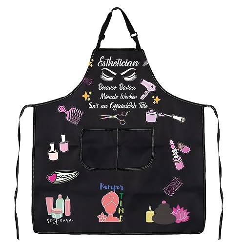 JXGZSO Esthetician Apron - Estheticians & Cosmetologist Apron Gifts for Makeup Artists & Beauticians - color: Esthetician Apron