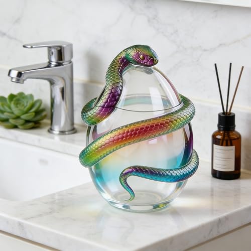 Snake Egg Resin Molds Silicone 3D Resin Jar Epoxy Molds with Lid | Silicone Jar Molds for Epoxy Resin Casting, DIY Craft, Concrete, Plaster, Candle Making, Candy Container, Jewelry Storage Box - color: Snake Egg Resin Molds