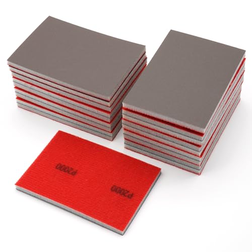20Pcs Sanding Sponge, 3 x 4 Inch Soft Foam Sanding Block, 2000 Grit - style: 2000 Grit