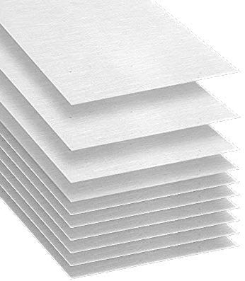 Printable Inkjet Primed Gessoed 8.5" x 11" Canvas Paper Sheets (50 Sheets) - size: 50 sheets
