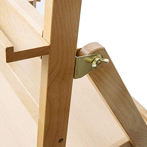 Mont Marte Signature Box Floor Easel, Beech Wood 43.5 x 44 x 150 cm (LxWxH), 17.13 x 17.32 x 59.1" - color: Floor Box Easels