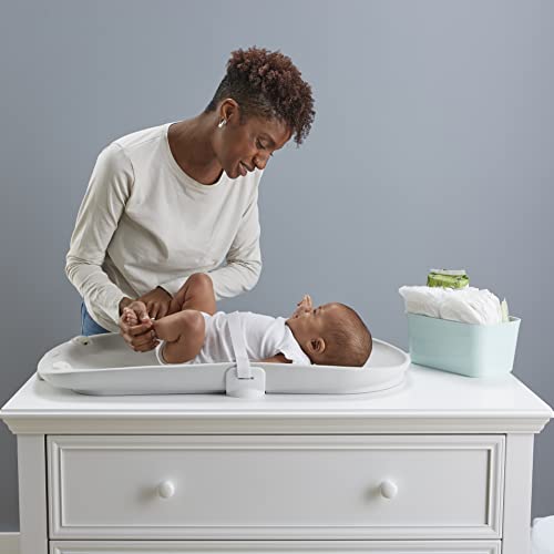 Contours Glow Motion Sensing Light Up Waterproof Wipeable Baby Diaper Changing Pad for Dresser or Table, Adjustable Brightness for Nighttime Change, Easy to Clean Surface, Soft & Comfortable Foam - style: Changing Pad
