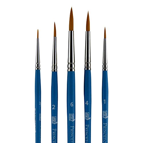 Princeton Select Artiste Brush Set No. 10, Synthetic, 5 Piece, 1 Count - style: SET 10- 5 BRUSH SET
