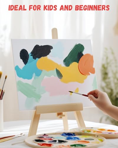 48 Pack 9x12 Inch Canvas Boards, Flat Art Canvas Panels | Pre-Primed for Acrylic Painting, 3mm Thick 100% Cotton for Students & Beginners - size: 9"x12"- 48pcs