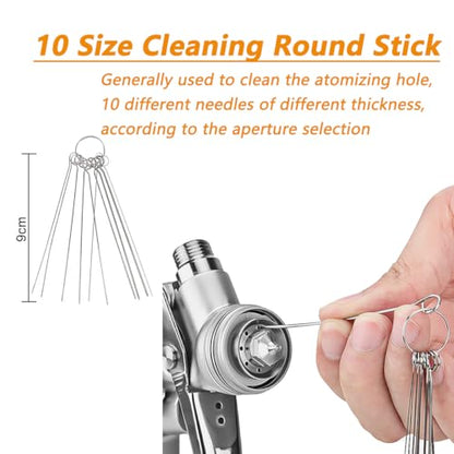 21 Pcs Multi-Purpose Spray Tool Cleaning Kit Airbrush Cleaning Kit