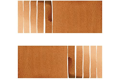 DANIEL SMITH Extra Fine Watercolor Half Pan Burnt Sienna (284650010) - color: Burnt Sienna