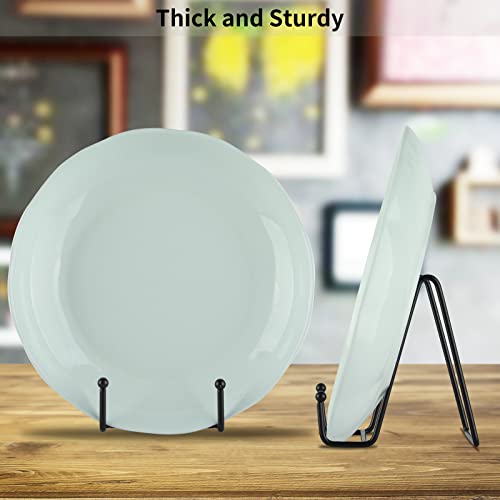 IBosins 5-Pack 4-Inch Plate Holder Display Stands Black Metal Frame Stand - color: Black, size: 4 Inch