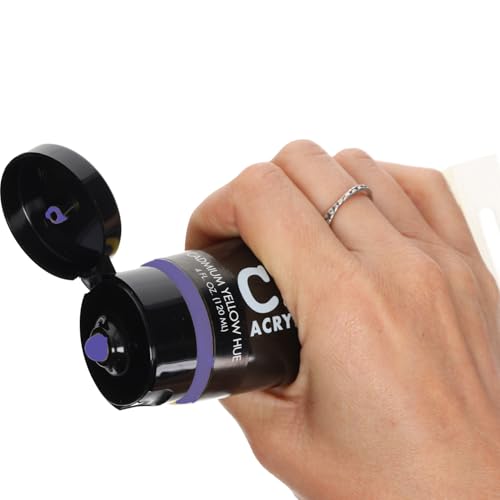 Cheep! Acrylic Paints, 4 oz. Tube - Permanent Violet, Perfect for Artists - Quality Acrylic Paint Heavy Body Paint Artist and Student - color: Permanent Violet