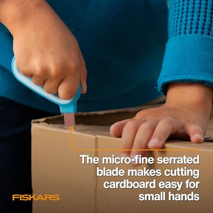 Fiskars 5" Kids Cardboard Creator, Safer Cardboard Cutting Tool - style: Cardboard Creator