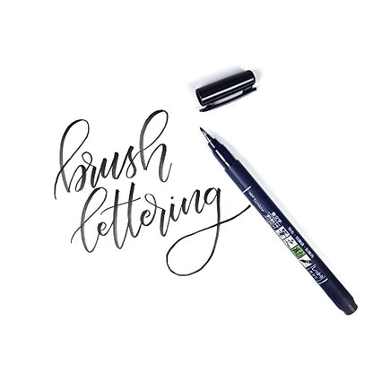 Fudenosuke Brush Pen, Soft Tip, Black - size: 1 Count (Pack of 1), style: Soft