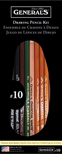 General Pencil Drawing Pencil Kit, 10 -Piece