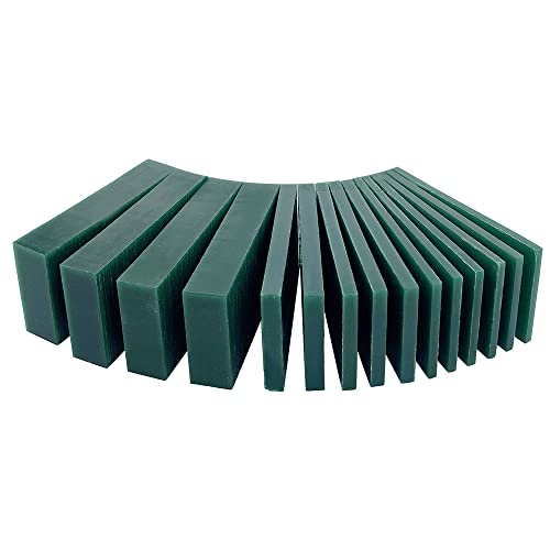 Carving Wax Block Lost Wax Casting Jewelry Molding Tool Mold Sculpting 1 Pound (Green Wax Slices) - color: Green Wax Slices