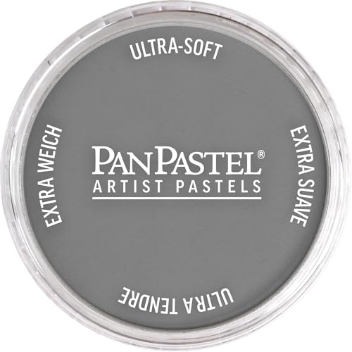PanPastel Artist Pastels by GOLDEN, Neutral Gray, 2.44” / 62mm Pan Diameter, Professional Artist Pastels, Unique Pan Format (cake-like) - color: Neutral Grey, size: 1 Count (Pack of 1)