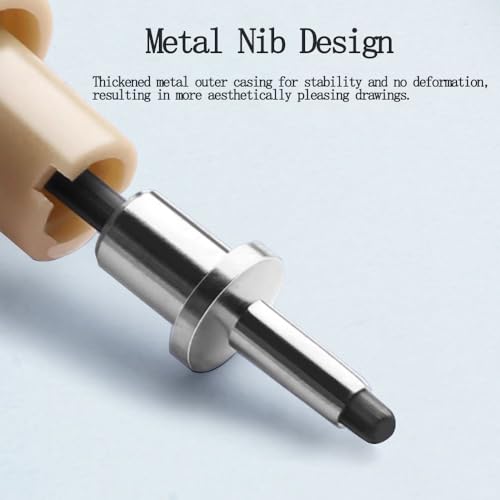 Micro Fineliner Drawing Pen,12 Black Fine Line Waterproof Ink Set