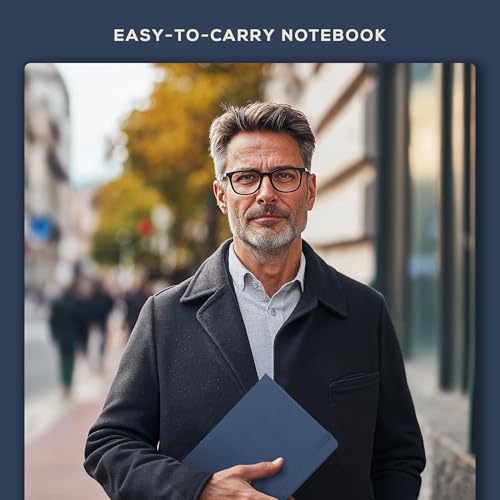 Beechmore Books A4 8.5x11 Mixed Media Sketchbook 160 GSM/98LB with Gift Box - color: Symphony Blue, size: A4 - 8.5" x 11.5" Large