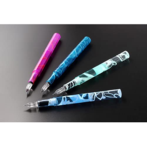 Teranishi Chemical Industry GLAA-SP Guitar Glass Pen with Cap Aurora Sunset Pink - color: sunset pink