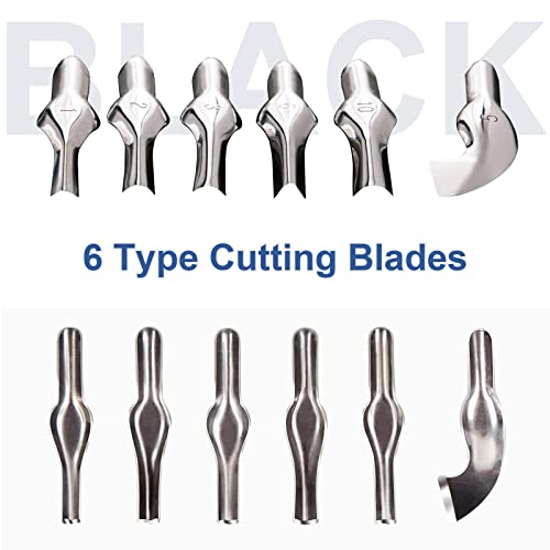 Linoleum Block Cutters - 6 Different Shaped Lino Cutters, 2 Set - style: 6 Type Blades(2 Sets)