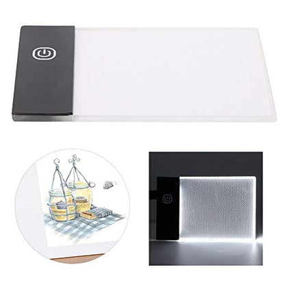 LED Light Box, Eye‑ A6 LED Light Pad Drawing LED Light Board Brightness Artcraft Tracing Flip Book Kit with Non‑Slip Backing, LED Copy Board Tablet