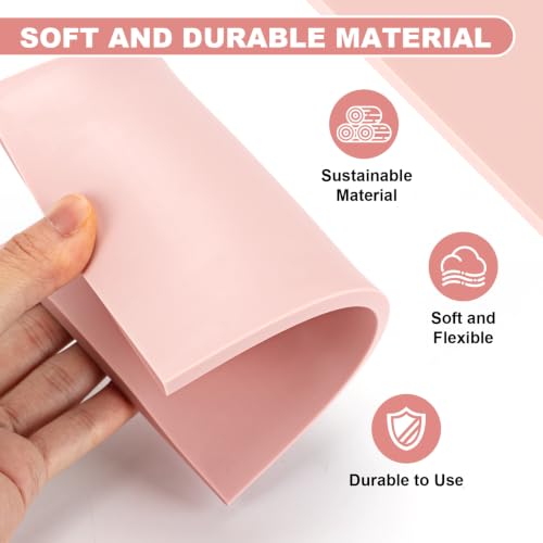 Rubber Linoleum Blocks for Printmaking, 6pcs Linocut Blocks with 8 Stencils and 10 Transfer Papers, Linocut Kit for Printing and Stamp Making DIY Art Craft