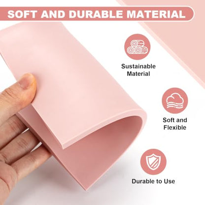 Rubber Linoleum Blocks for Printmaking, 6pcs Linocut Blocks with 8 Stencils and 10 Transfer Papers, Linocut Kit for Printing and Stamp Making DIY Art Craft