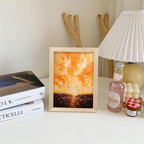 10 Pack 5x7 Inch Unfinished Wood Panel Boards for DIY Painting Art Crafts | Blank Wood Canvas Frames for Oil Paint Pouring & Valentine Halloween Xmas Decor - size: 5"×7" 10 Pack