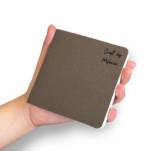 Watercolor Sketchbook 3.9x3.9 Inch 30 Sheets Mini Travel Journal Sketchbook | 140LB / 300 GSM Watercolor Paper, Rough Textured,Cold Press Art Drawing Papers for Mixed Media and Markers,Coffee - color: 3.9x3.9 inch-300gsm-coffee