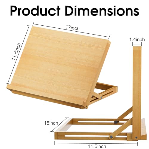 LUCYCAZ Tabletop Easel for Kids, Lightweight Art Easel for Painting - style: Tabletop Easel