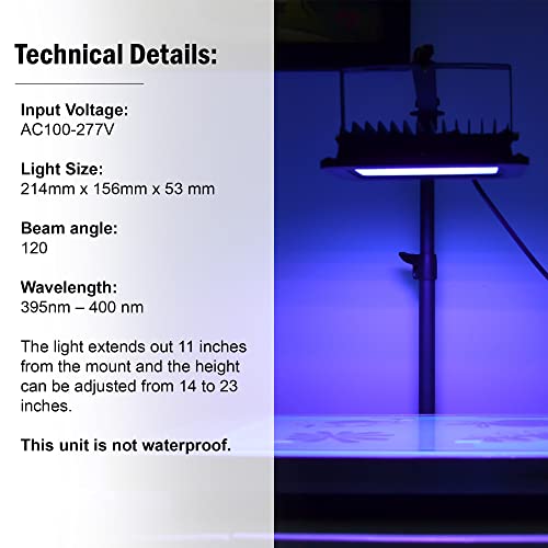 Screen Print Direct® Exposure Unit for Screen Printing - UV LED Light, 30W | Photo Emulsion Exposure LED Kit for Screen Printing Screens, UV Screen Printing Light w/ Adjustable Stand
