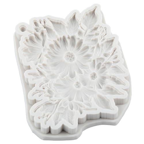 Sunflower Polymer Clay Molds Sunflower Daisy Flower Silicone Mold - color: Style N