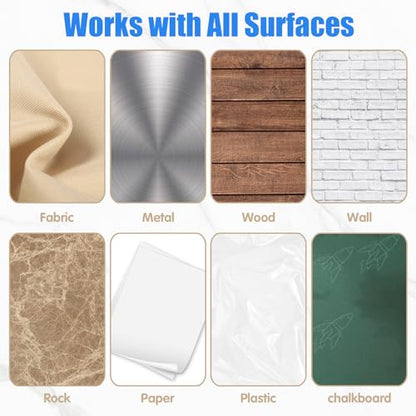 45PCS Reusable Letter Stencils, Alphabet Numbers Painting Stencil Kit | Reusable stencils with letters, numbers, and punctuation for painting on wood, fabric, chalkboards, walls, and DIY crafts
