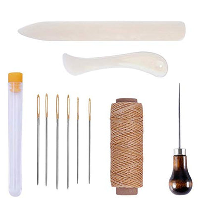 11 Pieces Bookbinding Kit Tools, Bone Folder Paper Creaser