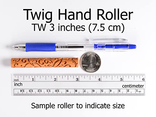 MKM Pottery Tools Wood Twig Rollers for Clay (TW-05 Dance) - color: TW-05 Dance