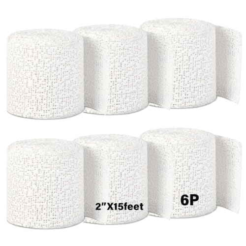 6P 2“X15 feet Plaster Cloth Rolls Paris Belly Casting Kit Pregnancy 2" W x 90 feet L - size: 2"X15f, style: 6P