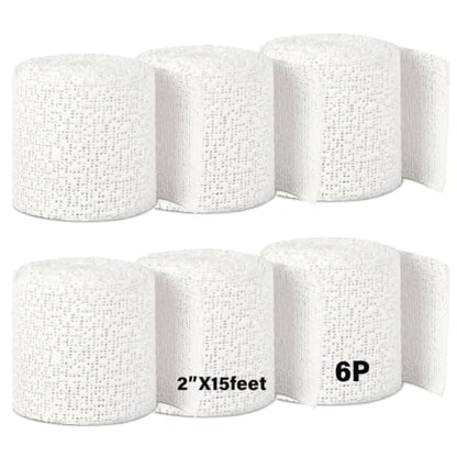 6P 2“X15 feet Plaster Cloth Rolls Paris Belly Casting Kit Pregnancy 2" W x 90 feet L - size: 2"X15f, style: 6P