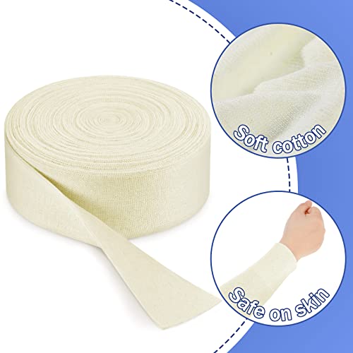 Economy Cotton Stockinette Tubular Bandage Comfortable Arm Leg Knee PreWrap for Pre-Splinting or Casting Fabrication Tubular Arm Stocking Elastic Tube Bandage (2 Inch x 11 Yard) - size: 2 Inch x 11 Yard