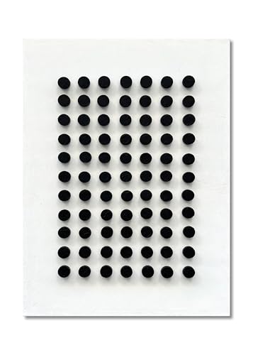 Art Hand-Painted Black and White Texture Abstract Art Oil Painting Modern Minimalist Canvas Wall Art Deco 40x28 inches - color: Yi108