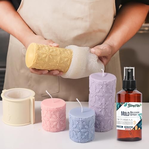 Silicone Mold Release Spray 5.07 fl oz – Non-Stick Resin & Epoxy Release Agent, Fast-Drying Candle Mold Release– Works on Rubber, Concrete, Soap Molds – Easy Cleanup