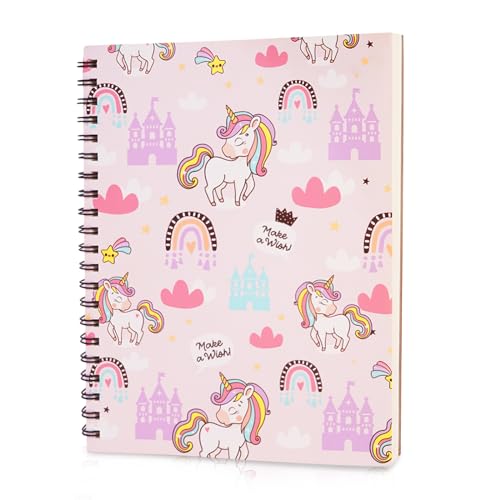 conda 8.5 x 11 Inch Sketchbook, Top Spiral Bound Sketch Pad, 100 Sheets (68 lb/100 GSM), Durable Acid-Free Sketch Paper, Drawing and Sketching Paper for Kids Adult Beginners - color: Pink, size: 8.5"x11" 1 Pack