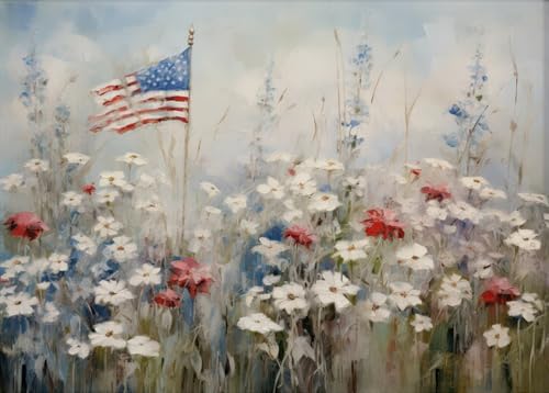 Diamond Art Kits for Adults,American flowers Diamond Painting Kits 12x16in | Diamond Painting Kit - Sparkling Full Drill Design Perfect for Home Decor, Holiday Gifting, And Relaxing Crafting 12x16inch - color: DP03799