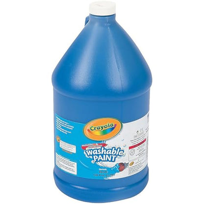 Crayola Washable Blue Paint 1 Gallon – Non-Toxic, Easy-Clean Paint for Kids, Classrooms, Schools & Art Projects - color: Blue