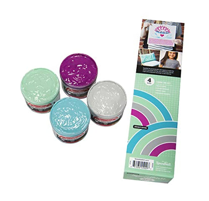 Speedball Fabric Screen Printing Ink, Special Edition Colors, 4-Ounce (4-Pack), Energy Surge