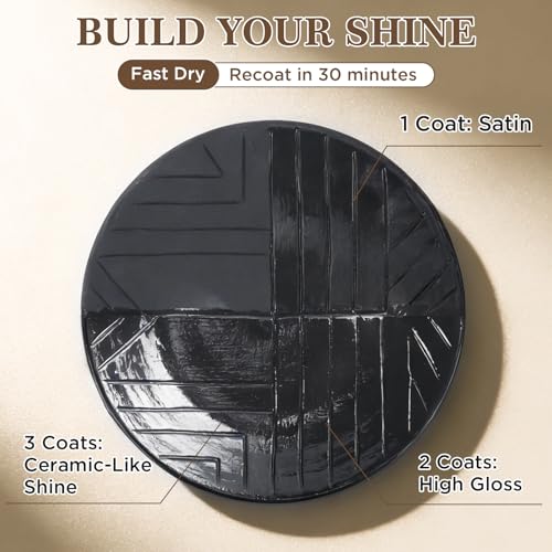 Studio High-Gloss Varnish for Air-Dry & Polymer Clay, 100 mL | Crystal-clear, no-tack finish after full cure; smooth, buildable coats for miniatures, ornaments and multiple clay projects - size: 100ml (3.38 fl oz)