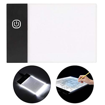 LED Light Box, Eye‑ A6 LED Light Pad Drawing LED Light Board Brightness Artcraft Tracing Flip Book Kit with Non‑Slip Backing, LED Copy Board Tablet